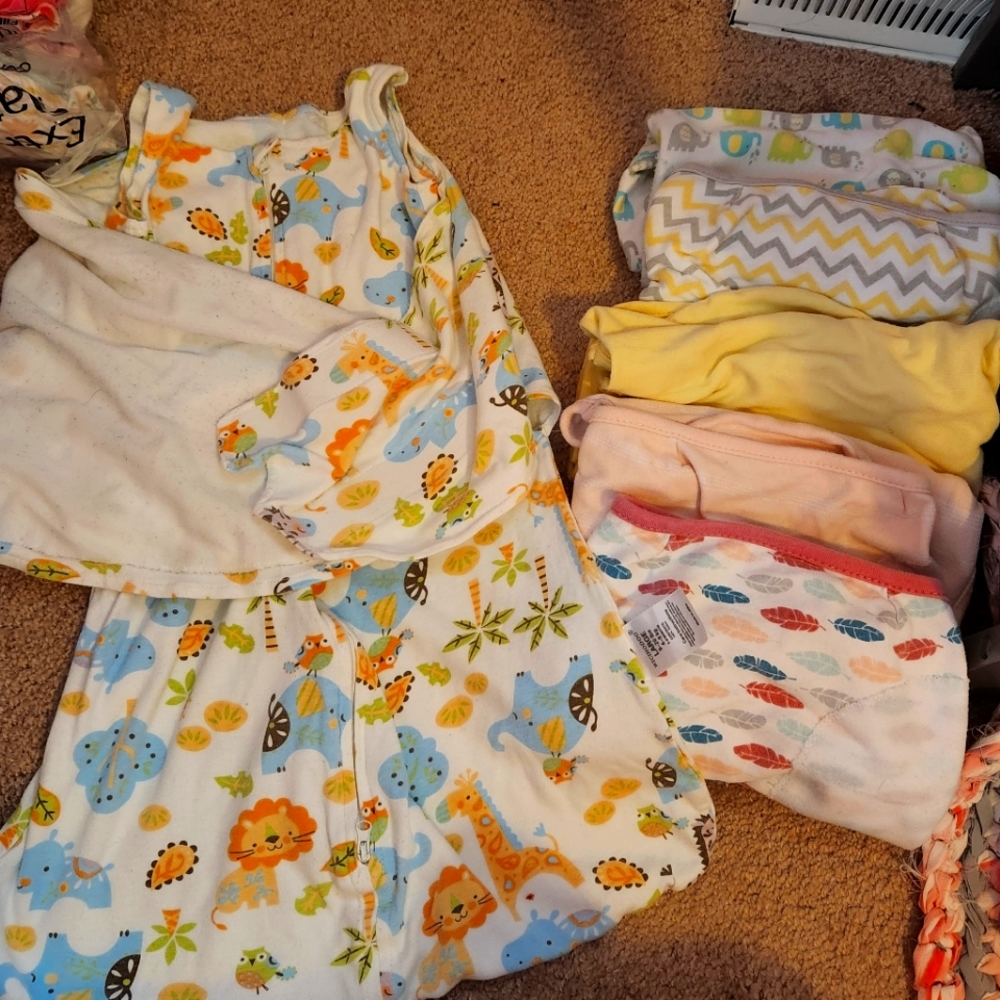 Baby velcro swaddles